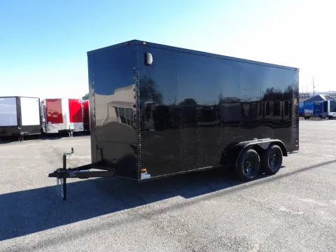 Another view of 2026 All World 7X16 Enclosed for sale in Cochran, GA at WOW Cargo Trailers