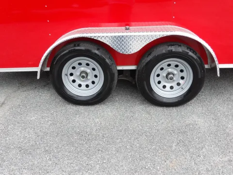 Another view of 2026 Diamond Cargo 7X16 Enclosed for sale in Cochran, GA at WOW Cargo Trailers