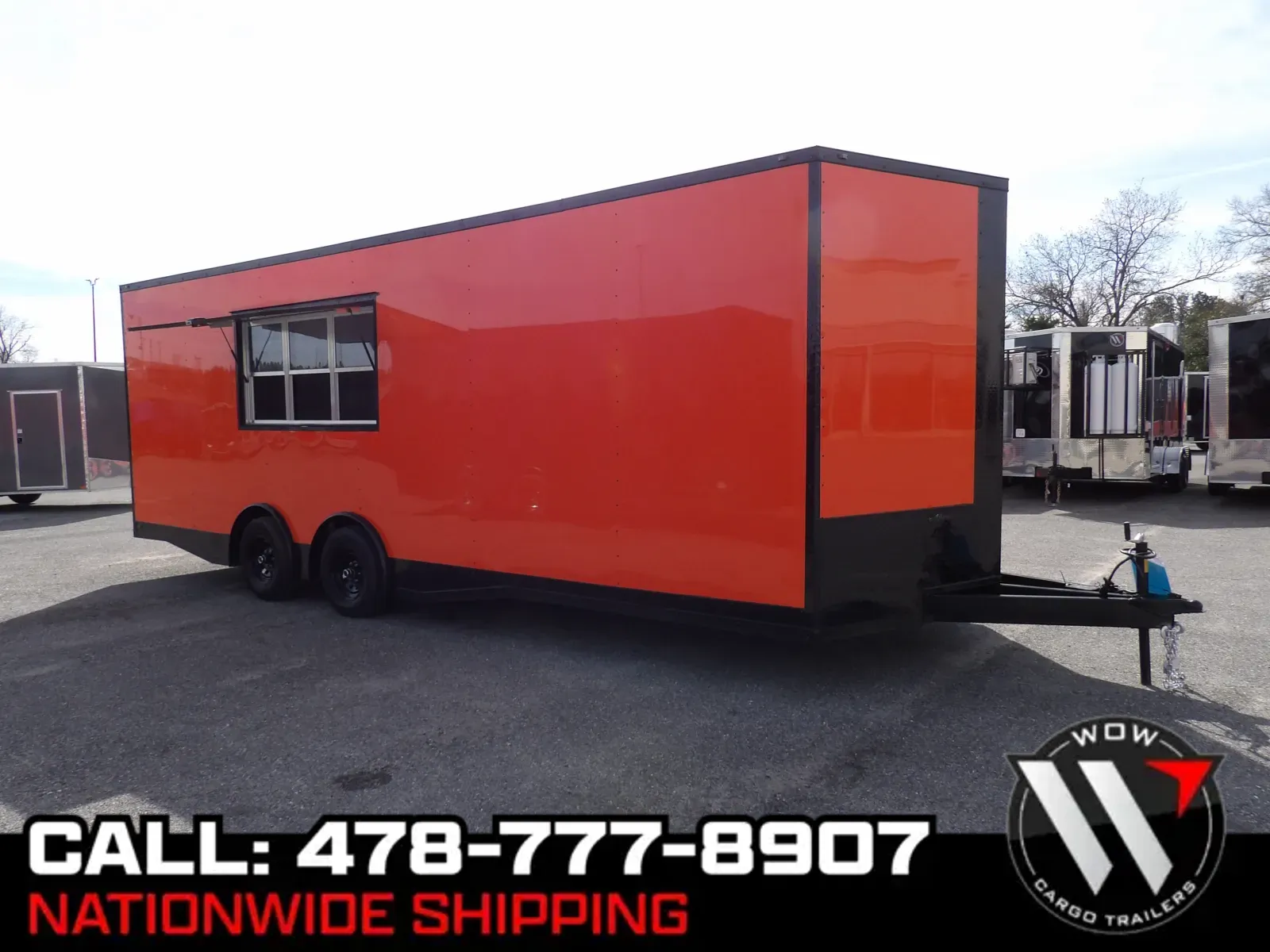 Orange 2026 Steel Pines Cargo 8.5X24 Concession Orange for sale in Cochran, GA