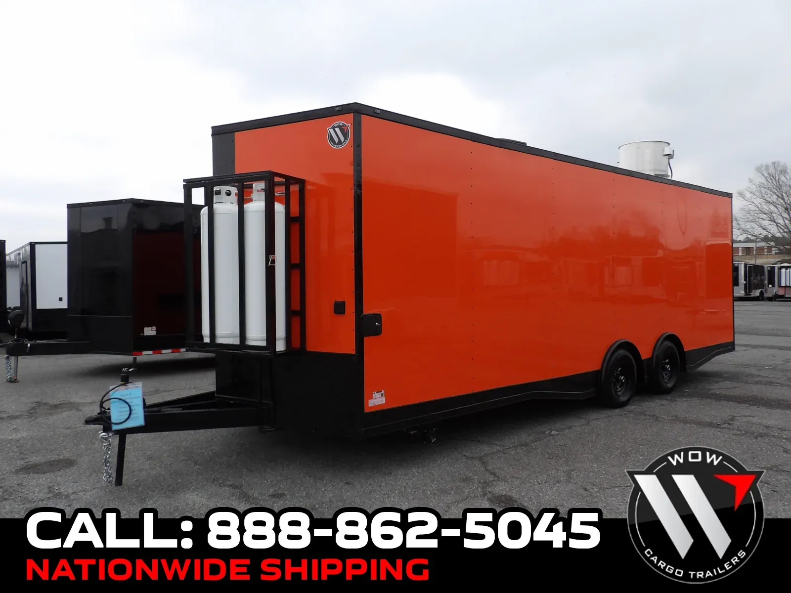 2026 Steel Pines Cargo 8.5X24 Concession Orange for sale in Cochran, GA