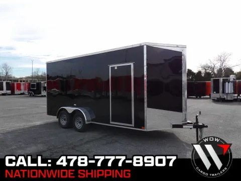 Black 2026 Seed Cargo 7X16 Enclosed Black for sale in Cochran, GA