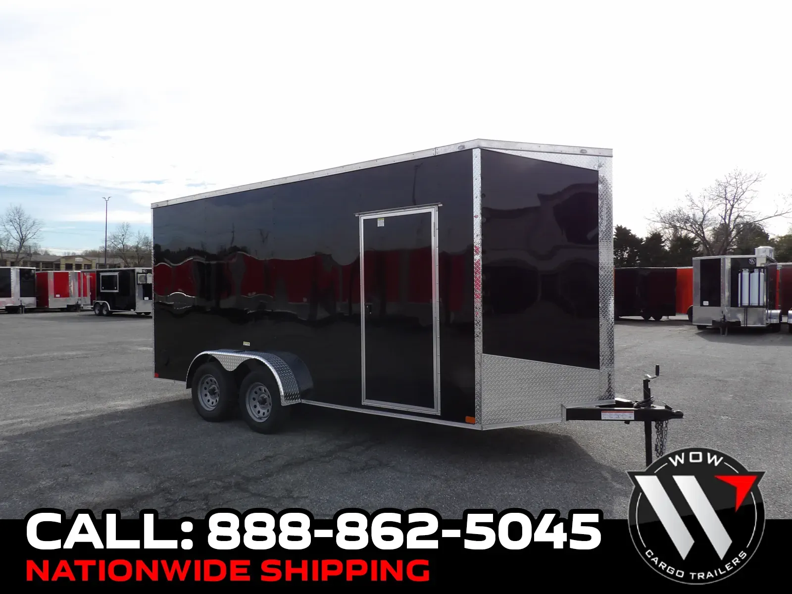 2026 Seed Cargo 7X16 Enclosed Black for sale in Cochran, GA