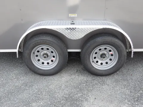 More photos of 2026 Seed Cargo 7X16 Enclosed Charcoal at WOW Cargo Trailers, GA