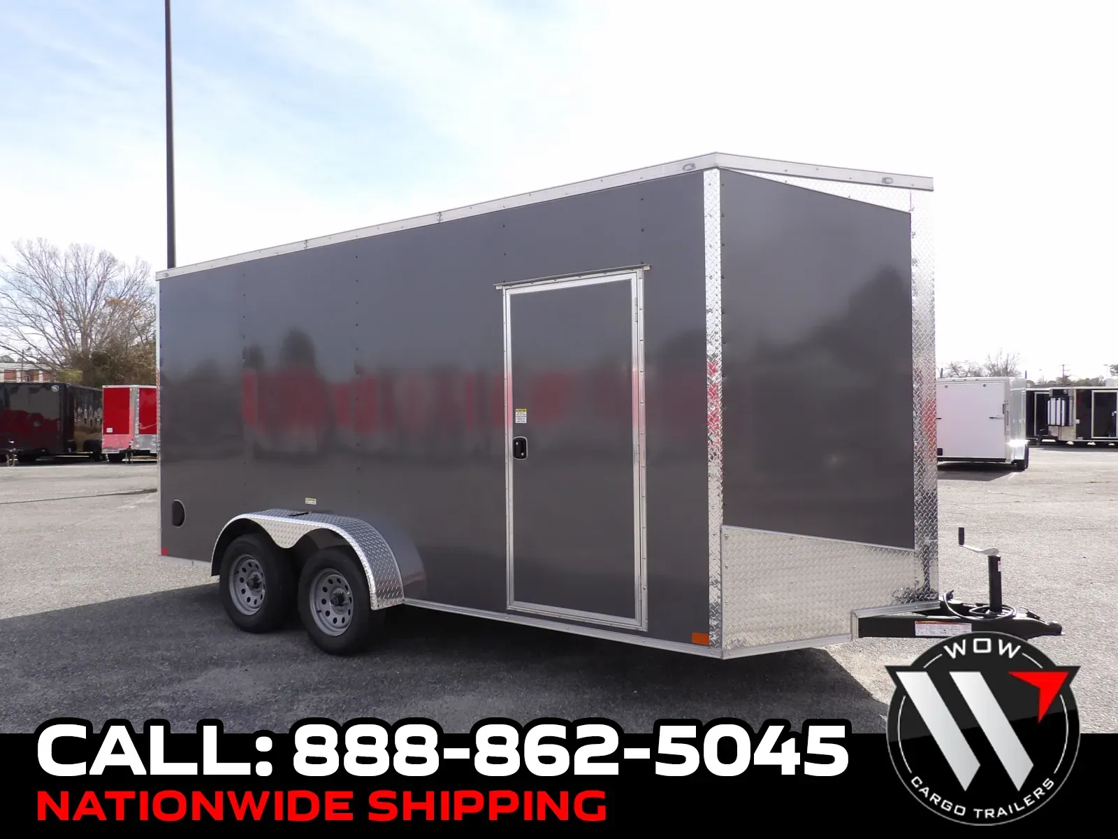 2026 Seed Cargo 7X16 Enclosed Charcoal for sale in Cochran, GA