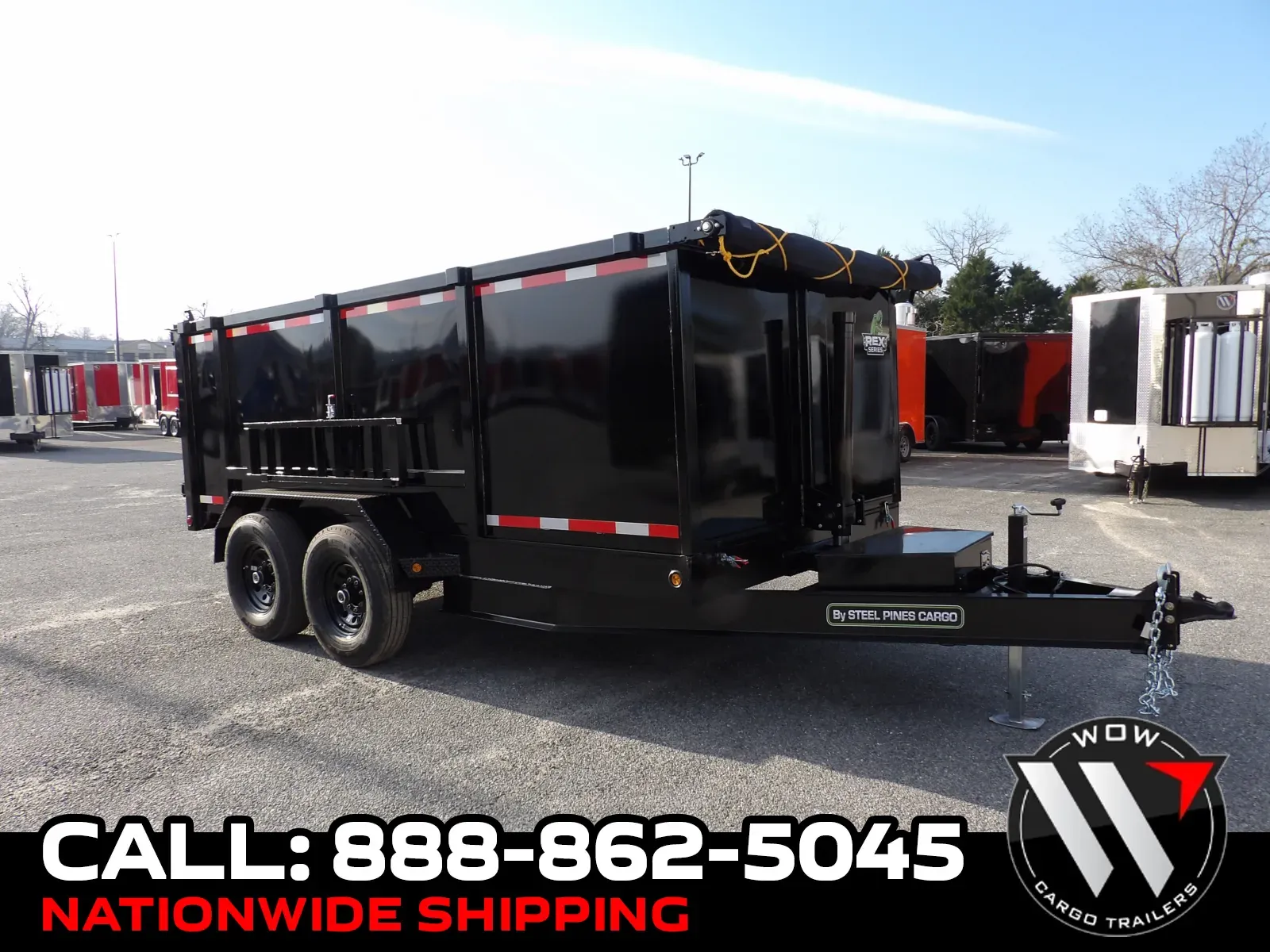 2026 Steel Pines Cargo 7X14 Dump for sale in Cochran, GA