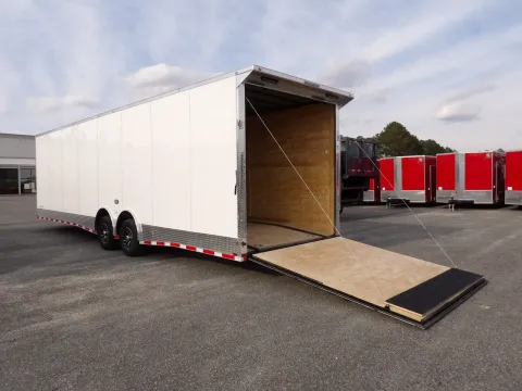 More photos of 2026 Hook & Line Cargo 8.5X32 Enclosed White at WOW Cargo Trailers, GA