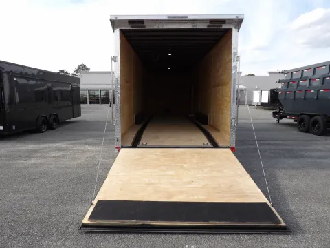 More photos of 2026 Hook & Line Cargo 8.5X32 Enclosed White at WOW Cargo Trailers, GA