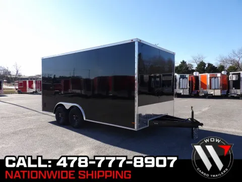 Black 2026 All World 8.5X16 Enclosed for sale in Cochran, GA