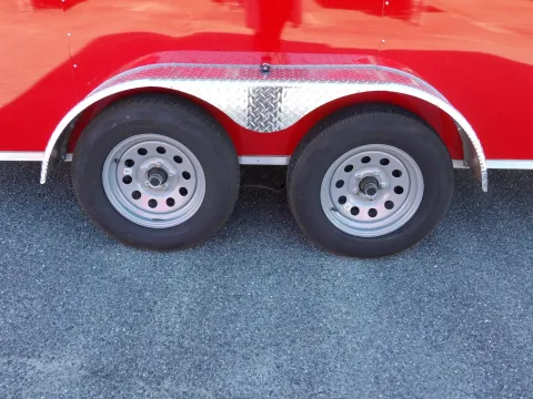 Another view of 2026 Diamond Cargo 7X16 Enclosed for sale in Cochran, GA at WOW Cargo Trailers