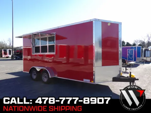 Red 2026 Diamond Cargo 7X16 Enclosed for sale in Cochran, GA
