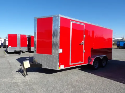 Photos of 2026 Diamond Cargo 7X16 Enclosed for sale in Cochran, GA at WOW Cargo Trailers