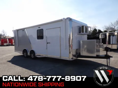 White 2026 Steel Pines Cargo 8.5X24 Enclosed for sale in Cochran, GA