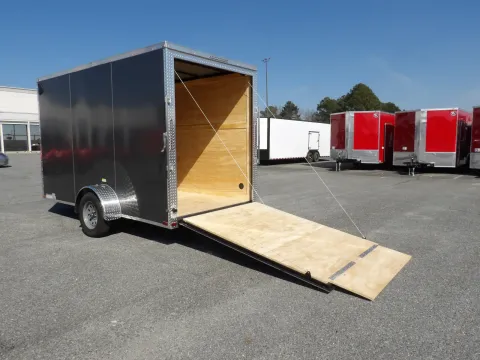 Another view of 2026 Hook & Line Cargo 6X12 Enclosed for sale in Cochran, GA at WOW Cargo Trailers