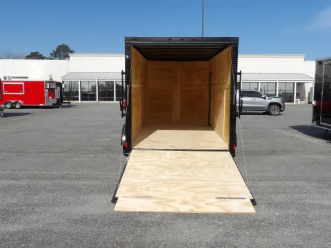 More photos of 2026 All World Trailers 7X16 Enclosed Black B/O at WOW Cargo Trailers, GA