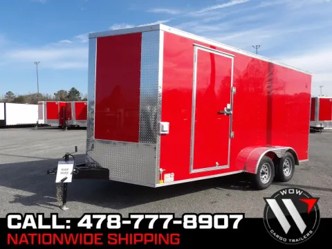 Red 2026 Diamond Cargo 7X16 Enclosed for sale in Cochran, GA