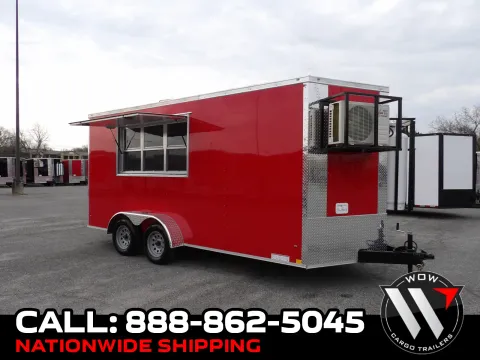 Red 2026 Diamond Cargo 7X16 Enclosed for sale in Cochran, GA