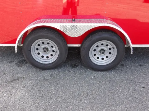 Another view of 2026 Diamond Cargo 7X16 Enclosed for sale in Cochran, GA at WOW Cargo Trailers