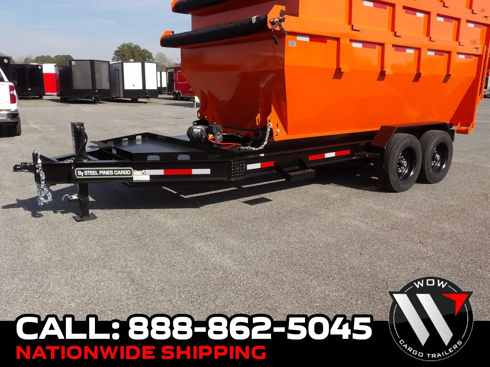 Black 2026 Steel Pines Cargo Roll Off for sale in Cochran, GA