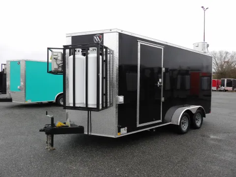 Photos of 2026 Diamond Cargo 7X16 Enclosed for sale in Cochran, GA at WOW Cargo Trailers