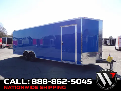 Blue 2026 All World Trailers 8.5X24 Enclosed for sale in Cochran, GA