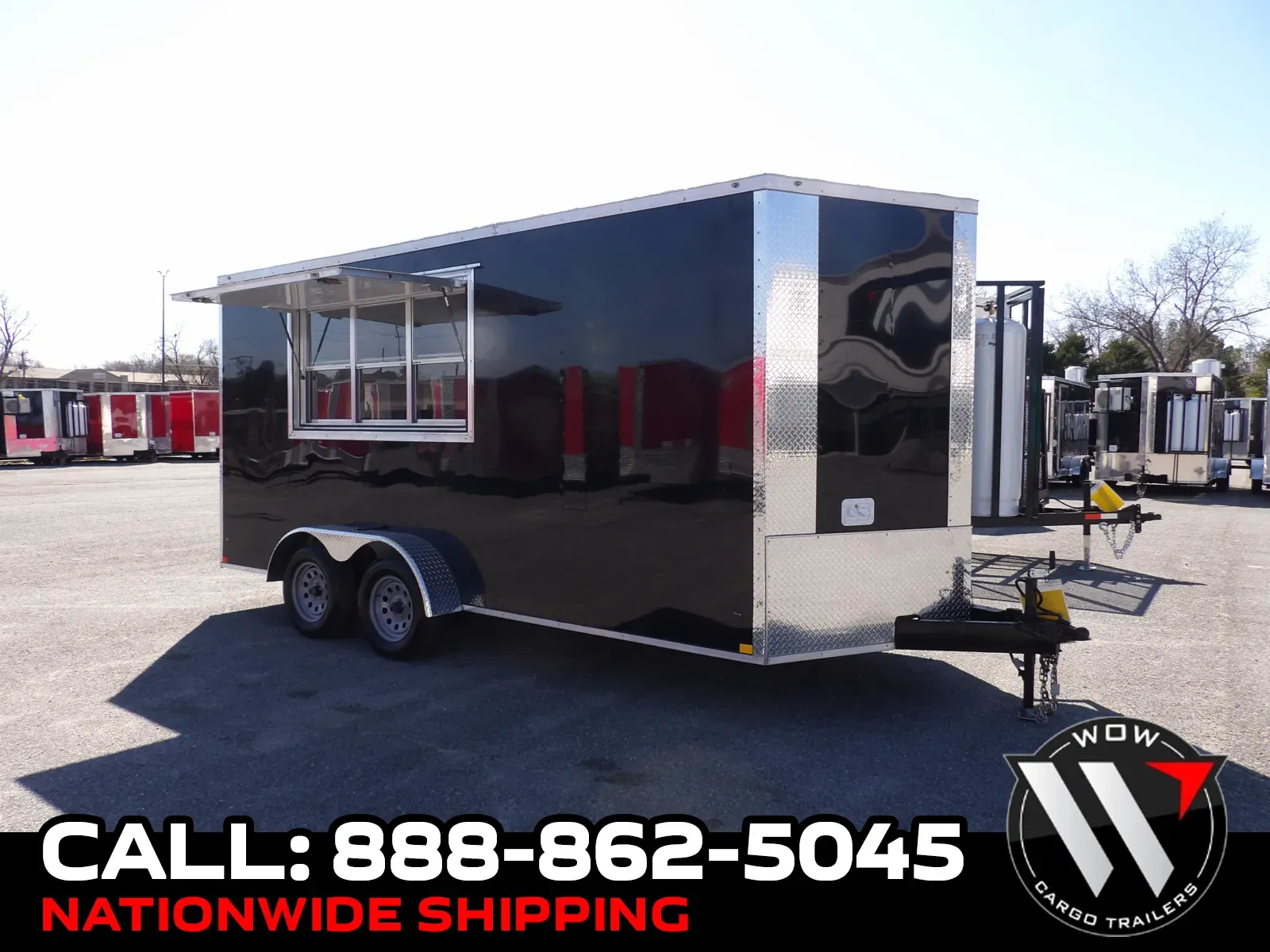 Black 2026 Diamond Cargo 7X16 Enclosed for sale in Cochran, GA