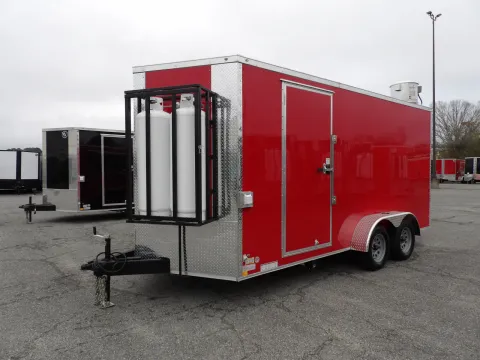 More photos of 2026 Diamond Cargo 7X16 Enclosed at WOW Cargo Trailers, GA