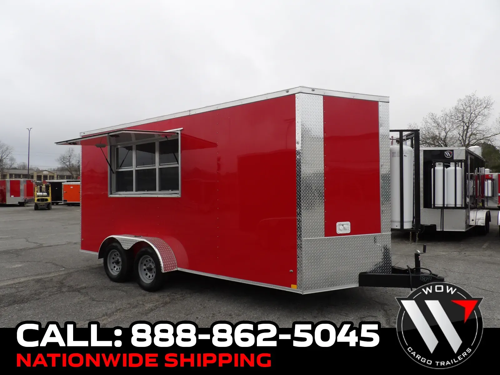 Red 2026 Diamond Cargo 7X16 Enclosed for sale in Cochran, GA