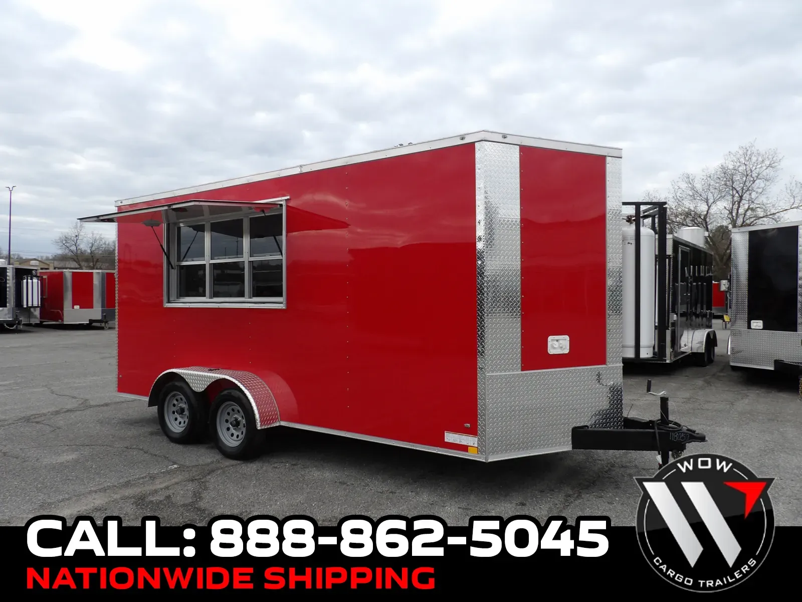 Red 2026 Diamond Cargo 7X16 Enclosed for sale in Cochran, GA