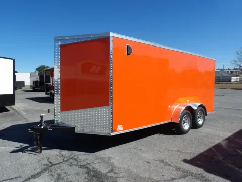 Photos of 2026 Seed Cargo 7X16 Enclosed for sale in Cochran, GA at WOW Cargo Trailers