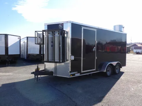 Photos of 2026 Diamond Cargo 7X16 Enclosed for sale in Cochran, GA at WOW Cargo Trailers