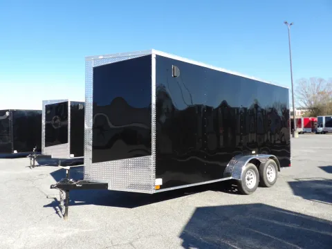 Another view of 2026 Seed Cargo 7X16 Enclosed for sale in Cochran, GA at WOW Cargo Trailers