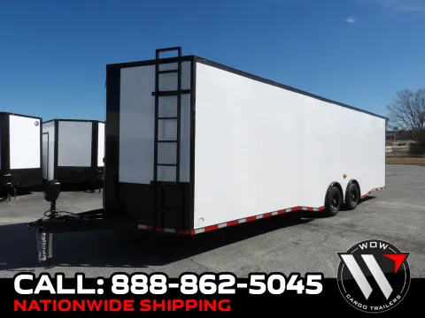 Black 2026 Steel Pines Cargo 8.5X28 Enclosed for sale in Cochran, GA