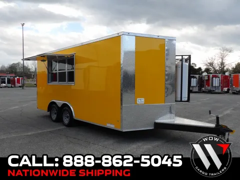Yellow 2026 Diamond Cargo 8.5X16 Enclosed for sale in Cochran, GA