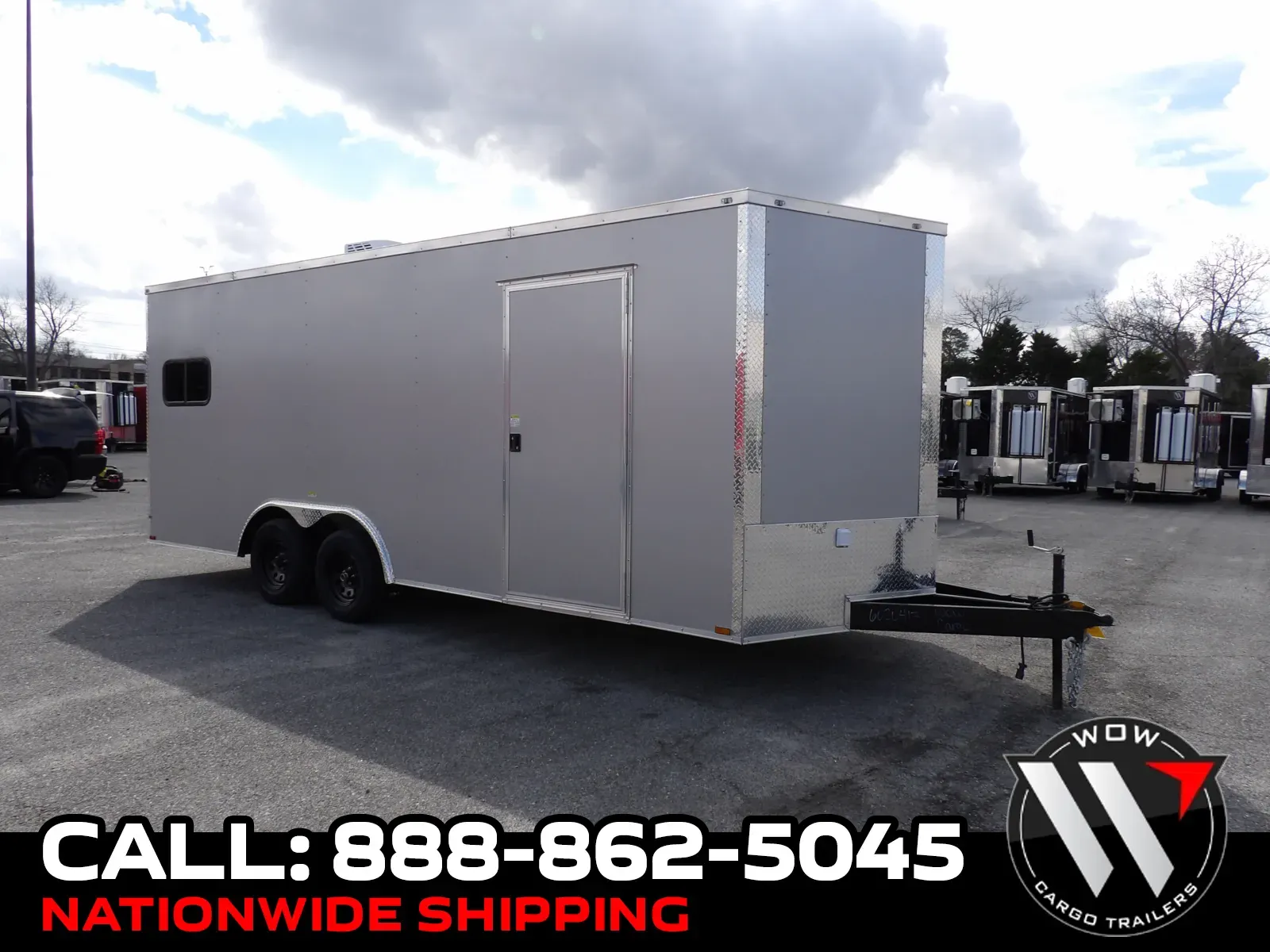 Silver 2026 Hook & Line Cargo 8.5X20 Enclosed for sale in Cochran, GA