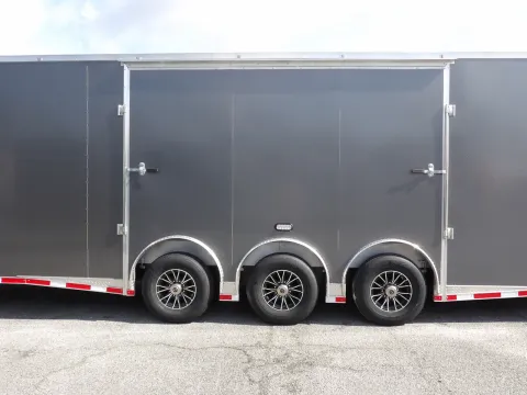 Another view of 2026 Hook & Line Cargo 8.5X32 52K Race Ready for sale in Cochran, GA at WOW Cargo Trailers