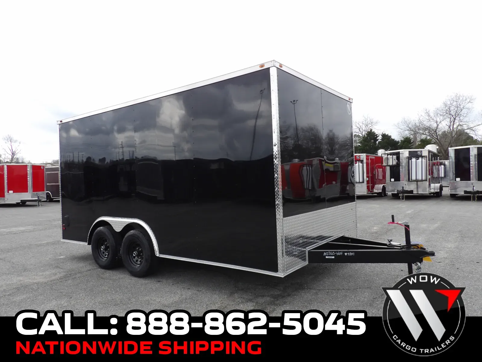 Black 2026 All World Trailers 8.5X16 35K for sale in Cochran, GA