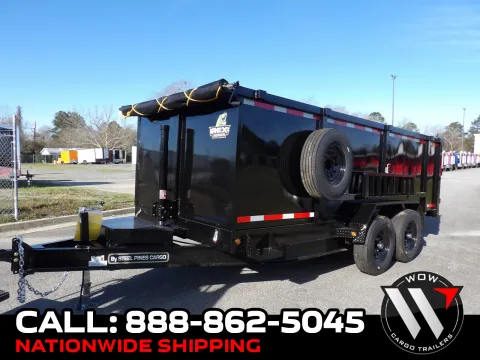 Black 2026 Steel Pines Cargo 7X14X4 7K for sale in Cochran, GA