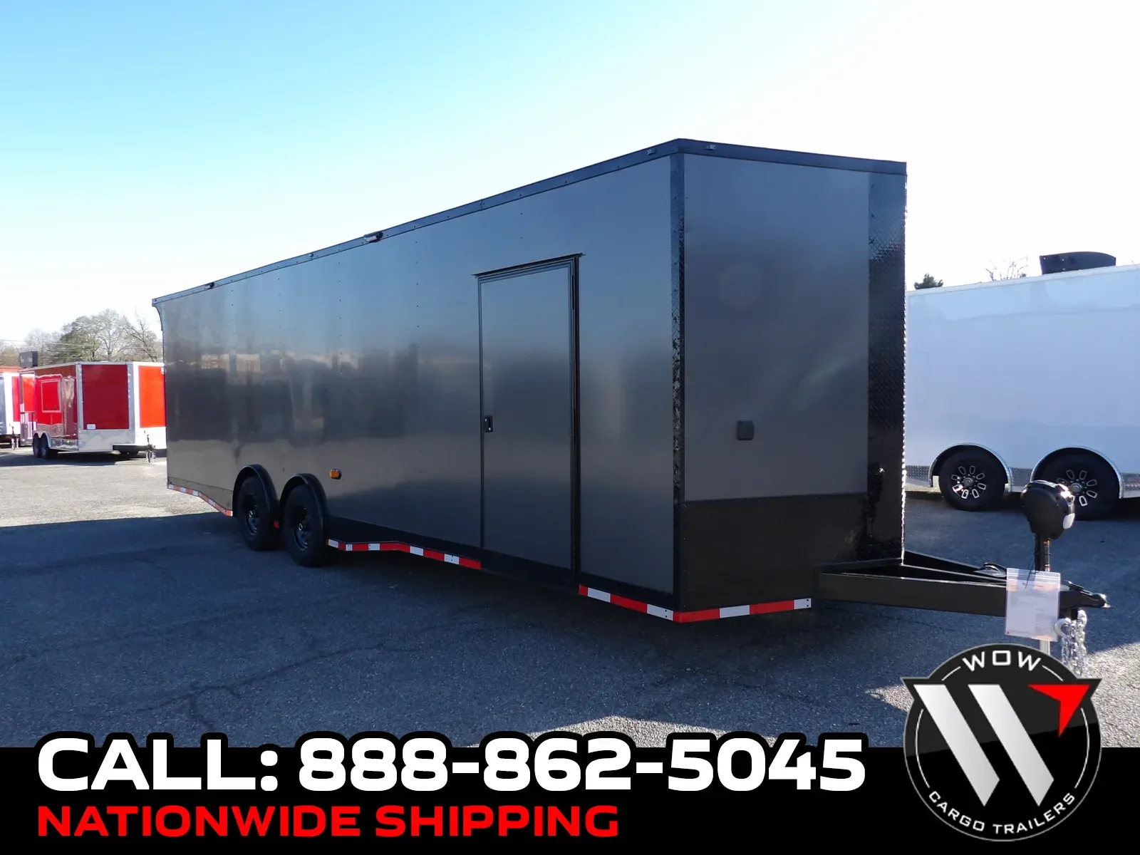 Black 2026 Steel Pines Cargo 8.5X28 Enclosed for sale in Cochran, GA