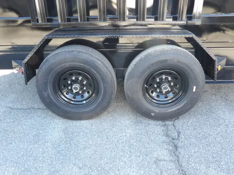 Photos of 2026 Steel Pines Cargo 7X16 Dump for sale in Cochran, GA at WOW Cargo Trailers