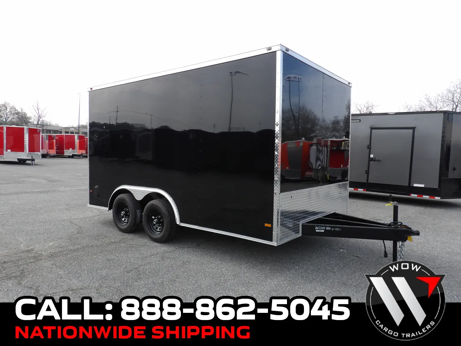 Black 2026 All World Trailers 8.5X14 Enclosed for sale in Cochran, GA