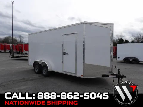 White 2026 Seed Cargo 7X16 Enclosed for sale in Cochran, GA