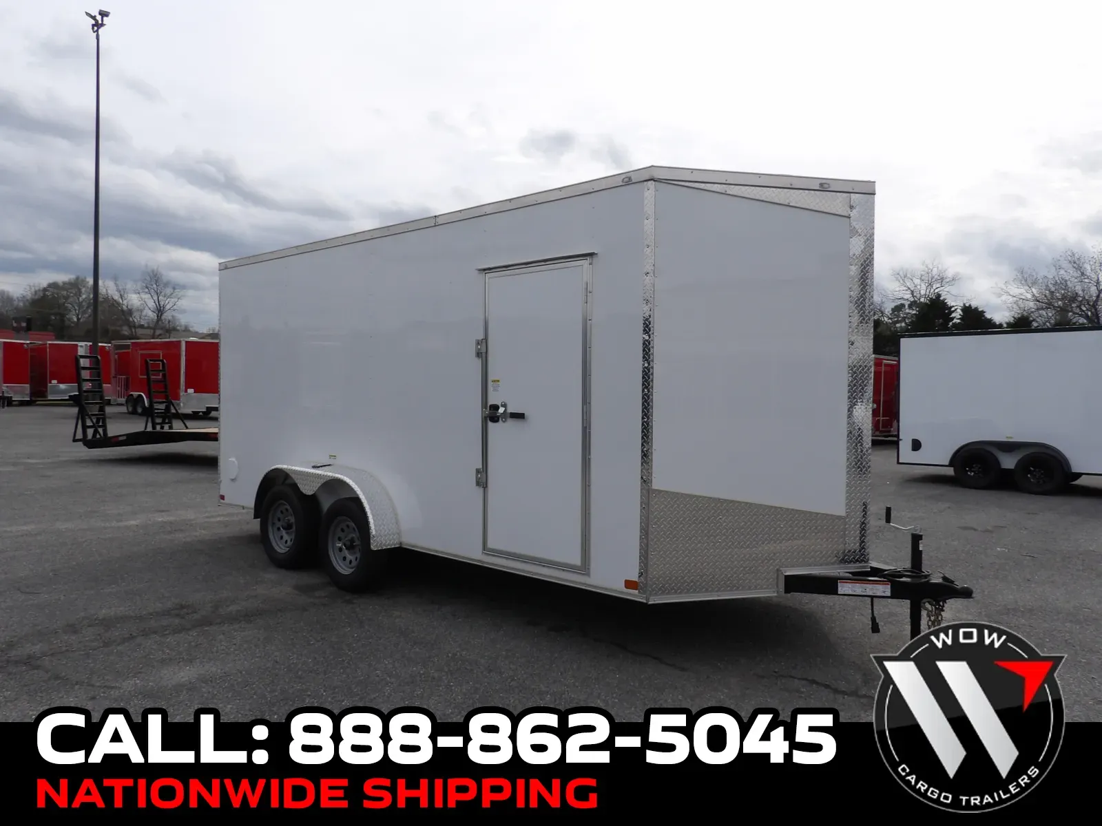 White 2026 Seed Cargo 7X16 Enclosed for sale in Cochran, GA