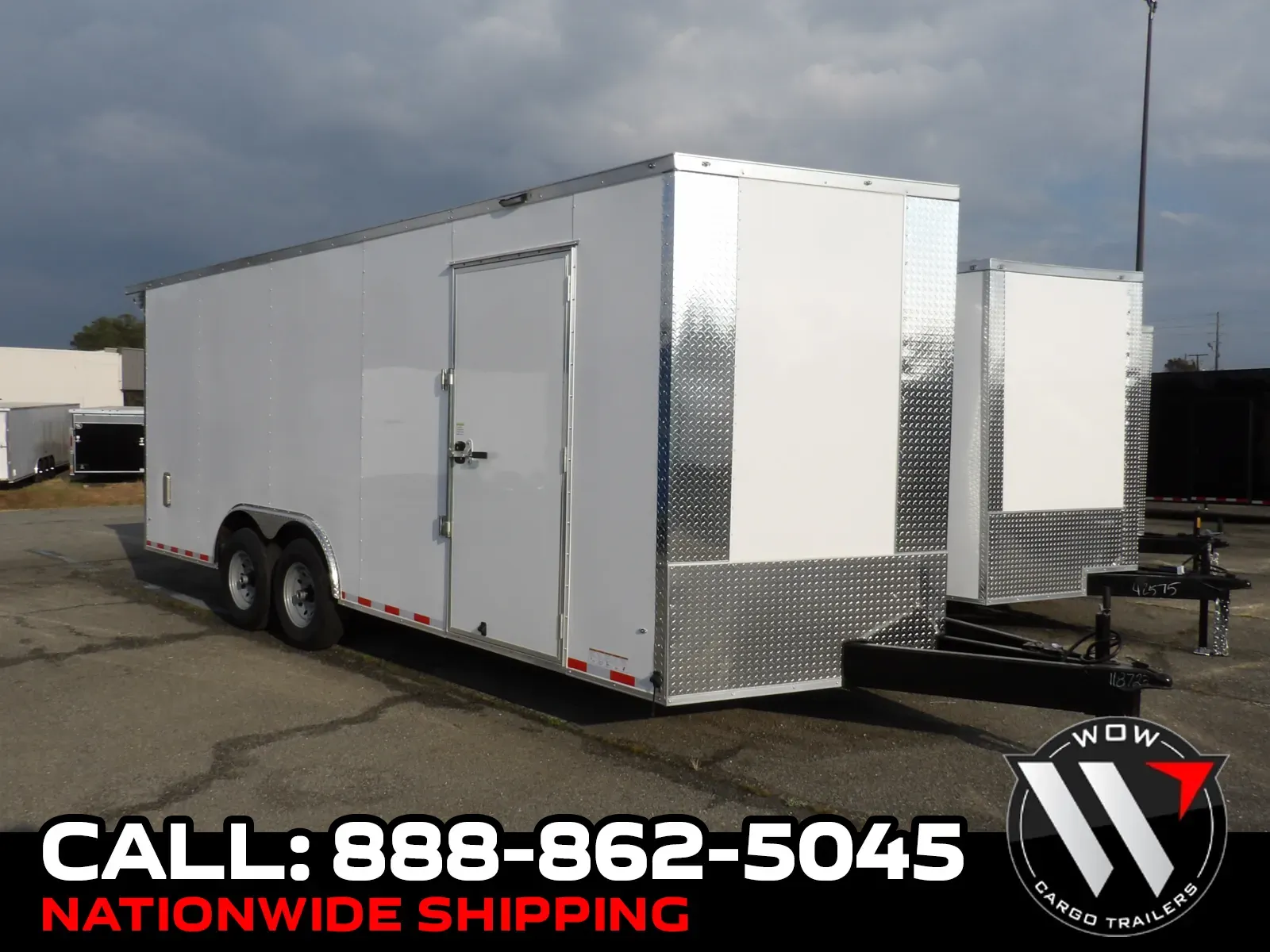 White 2026 Diamond Cargo 8.5X20 7K for sale in Cochran, GA