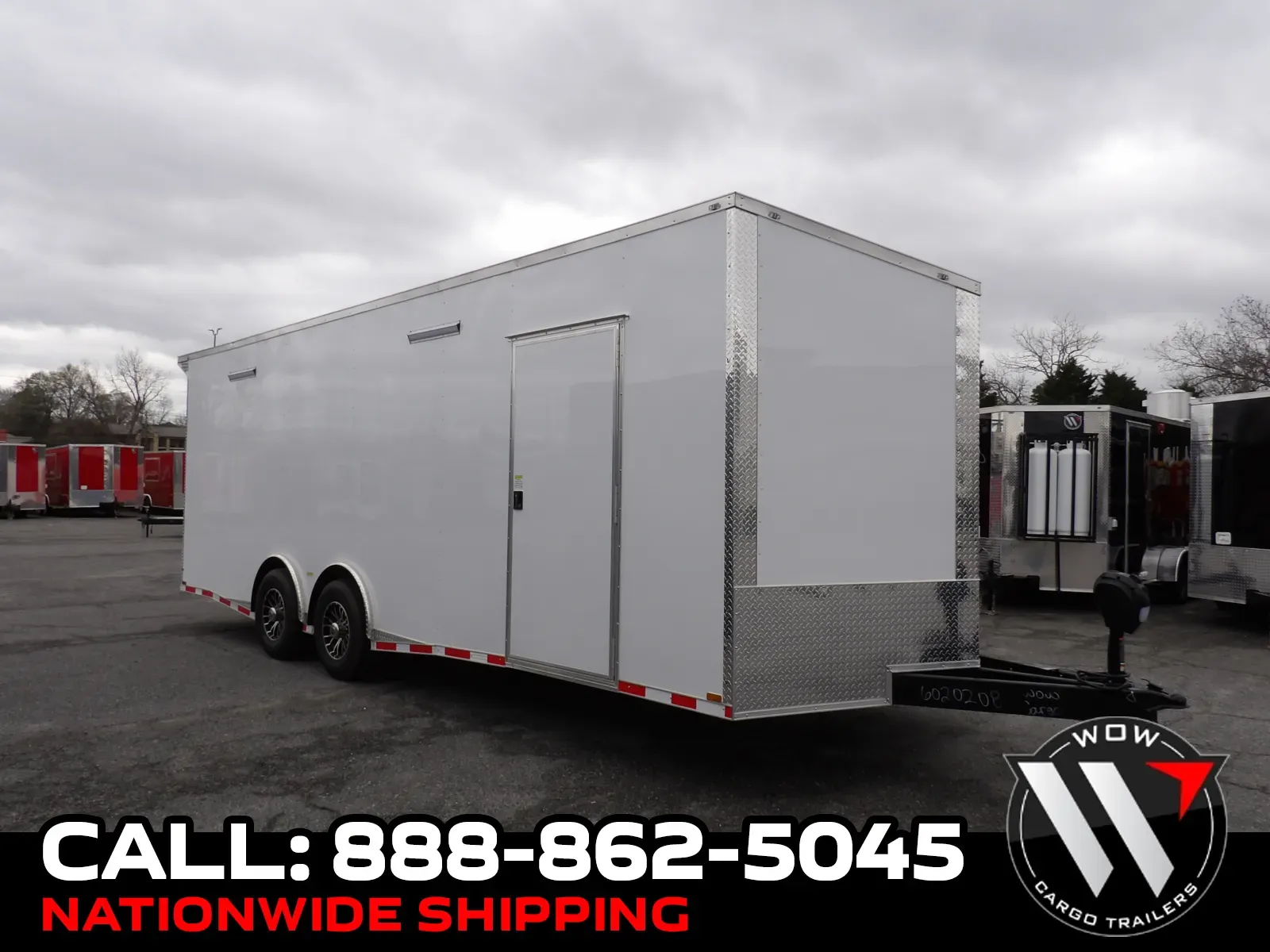 White 2026 Hook & Line Cargo 8.5X24 Enclosed for sale in Cochran, GA
