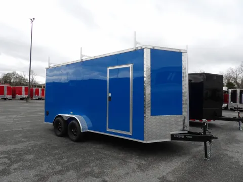 Photos of 2026 Hook & Line Cargo 7X16 Enclosed for sale in Cochran, GA at WOW Cargo Trailers