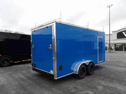 Another view of 2026 Hook & Line Cargo 7X16 Enclosed for sale in Cochran, GA at WOW Cargo Trailers