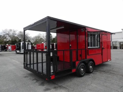 Photos of 2026 Diamond Cargo 8.5x20 52K BBQ 8' Porch for sale in Cochran, GA at WOW Cargo Trailers