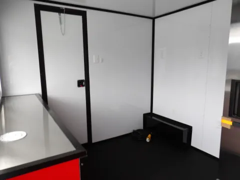 Another view of 2026 Diamond Cargo 8.5x20 52K BBQ 8' Porch for sale in Cochran, GA at WOW Cargo Trailers