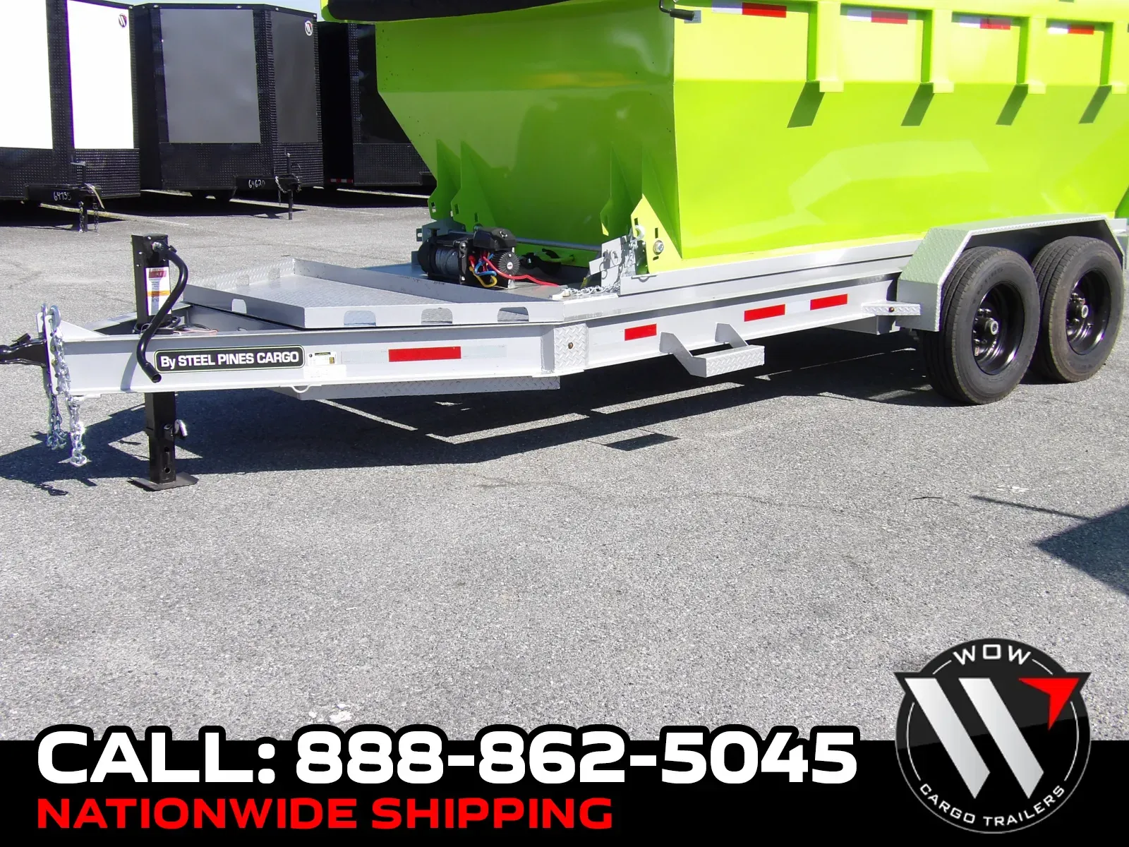 Silver 2026 Steel Pines Cargo Roll Off for sale in Cochran, GA