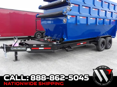 Black 2026 Steel Pines Cargo 16' BP Roll Off Trailer for sale in Cochran, GA